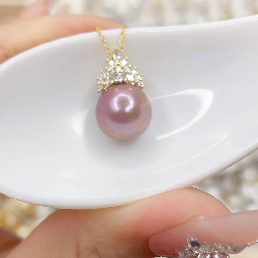 淡水珍珠未镶嵌吊坠(赠链)