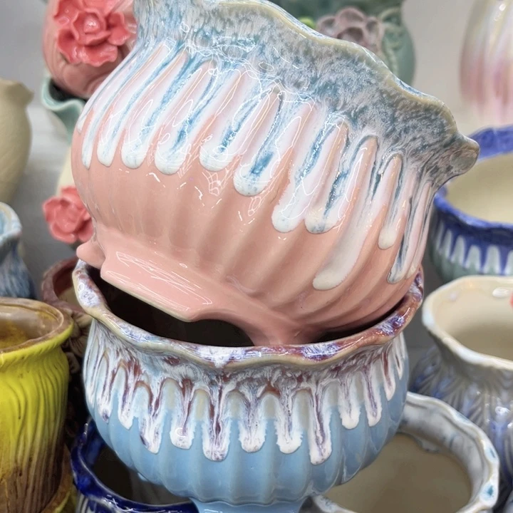 多肉植物陶瓷花盆9.99包邮