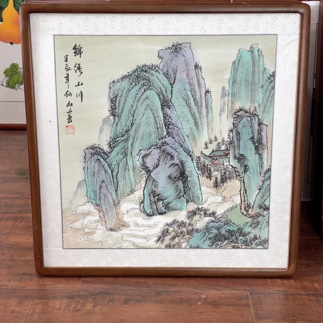 国画带框尺寸63*63厘米