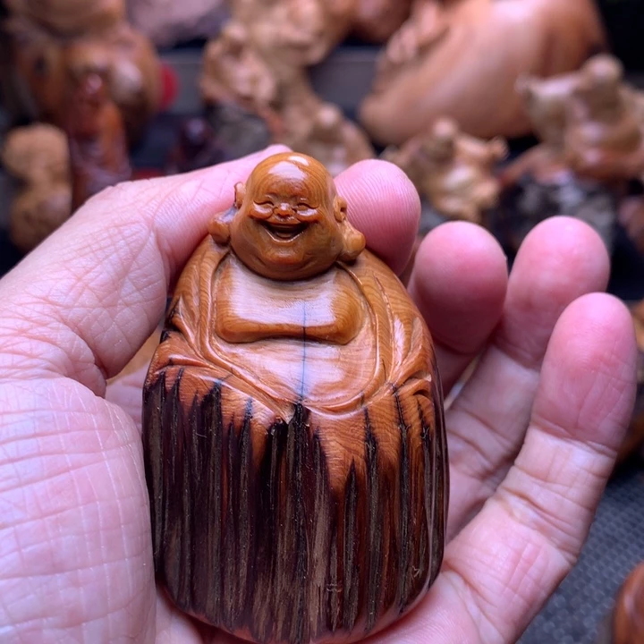 柏木（崖柏）崖柏陈化手把件