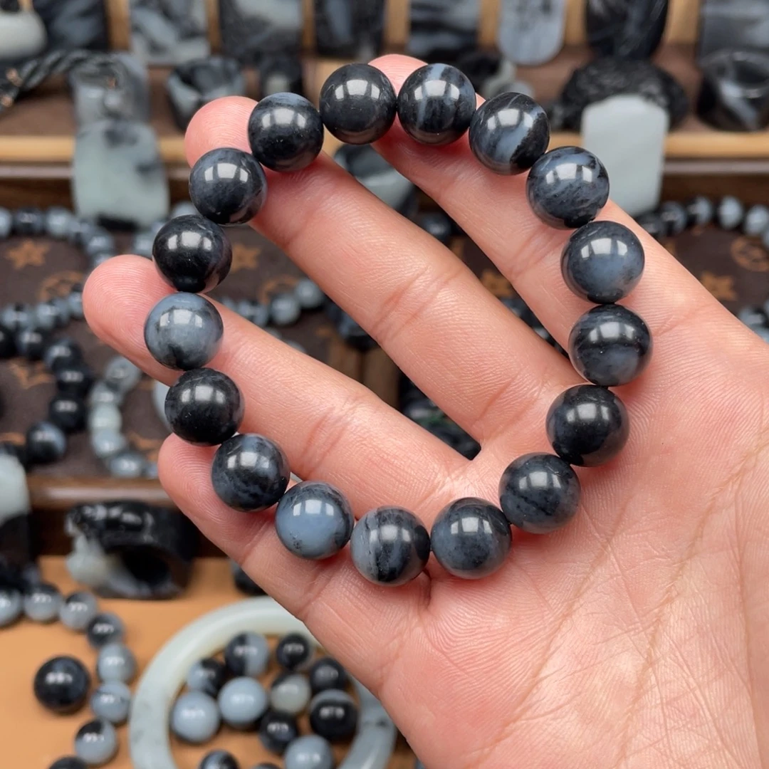 和田玉未镶嵌手链