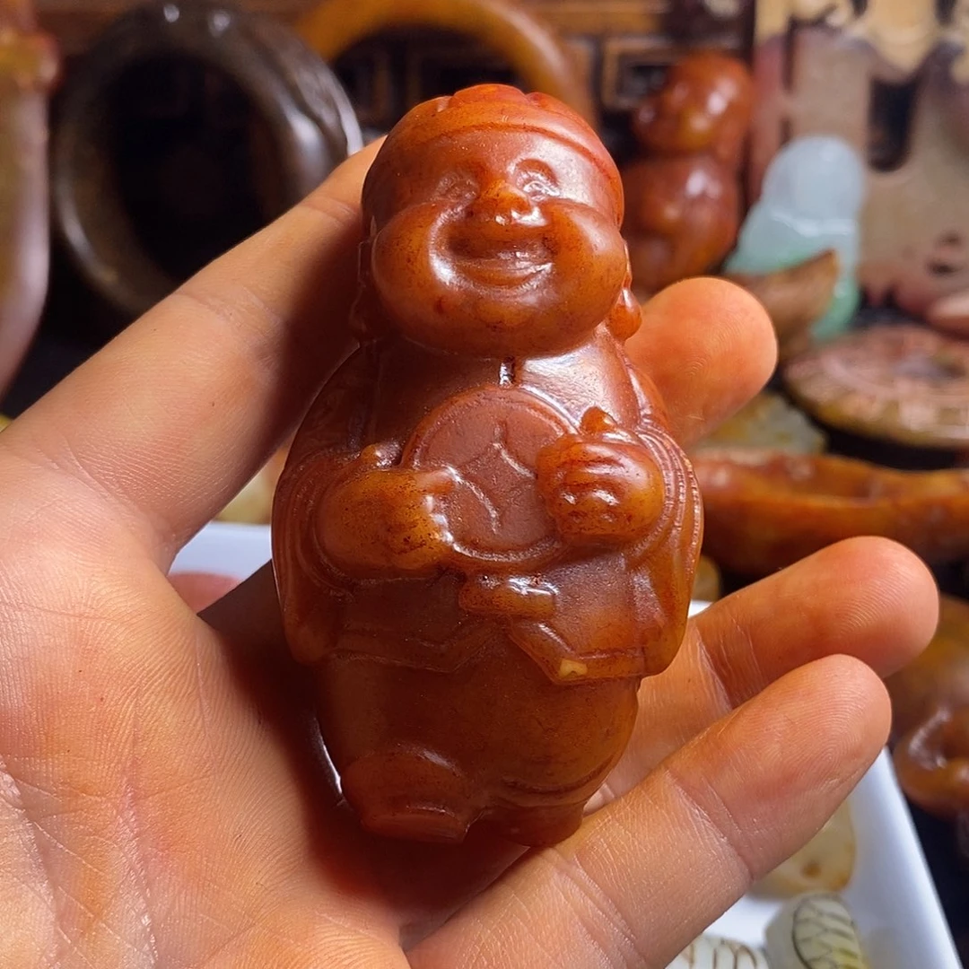 未镶嵌岫岩老玉（透闪石质玉）挂件