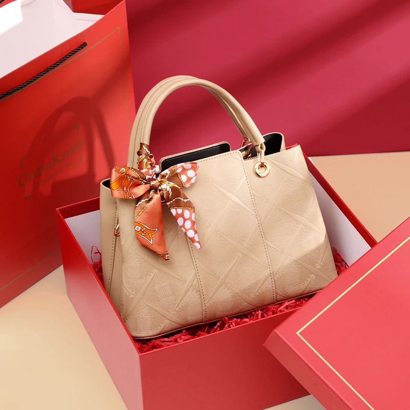 生日礼物包包女包新款手提包轻奢时尚女士妈妈包大气中年斜挎女包