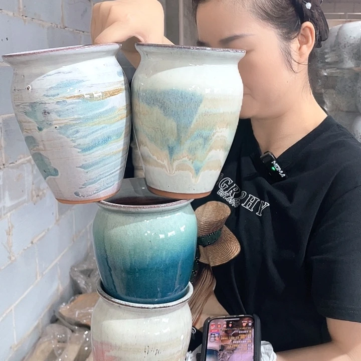 红陶瑕疵高18/13颜色随机