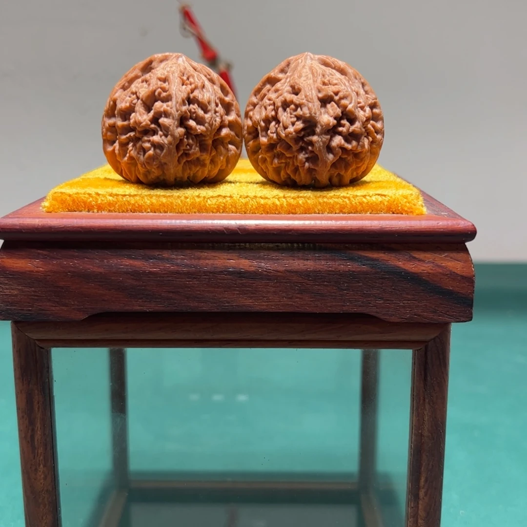 文玩核桃把件原生态大粗筋 41尺 全品