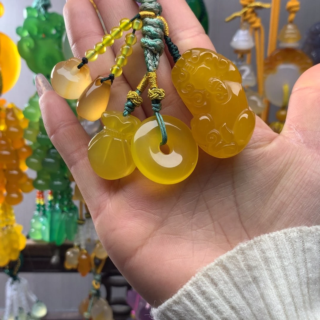 玛瑙/玉髓吊坠(不含链)未镶嵌柴***王