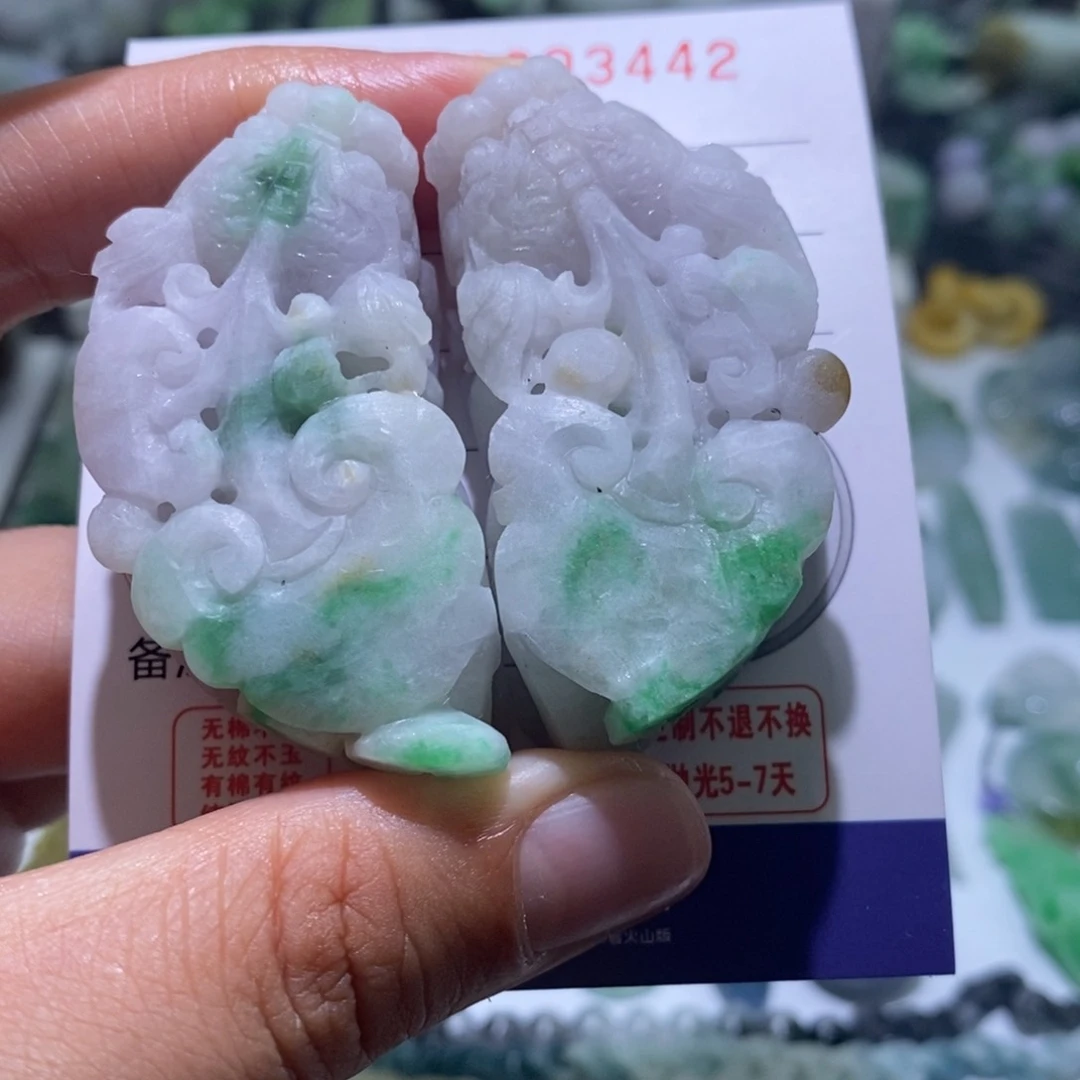 定制翡翠未镶嵌毛货