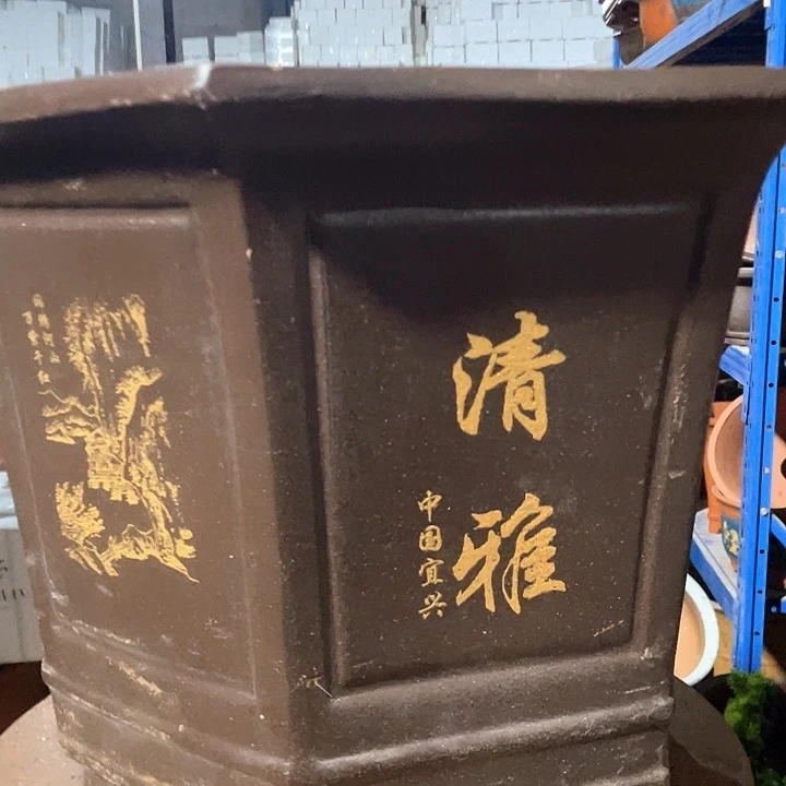 黑色清雅六方大号