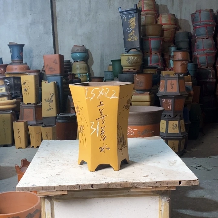 紫砂花盆紫砂花盆盆栽花卉种植