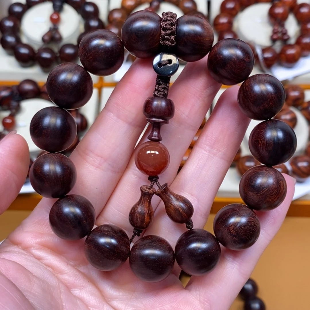 黄花梨/降香黄檀手串/手链用****5海南黄花梨1.5