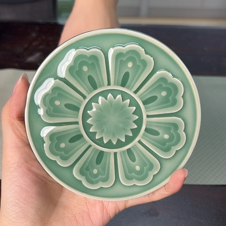 龙泉云间青瓷小米茶器