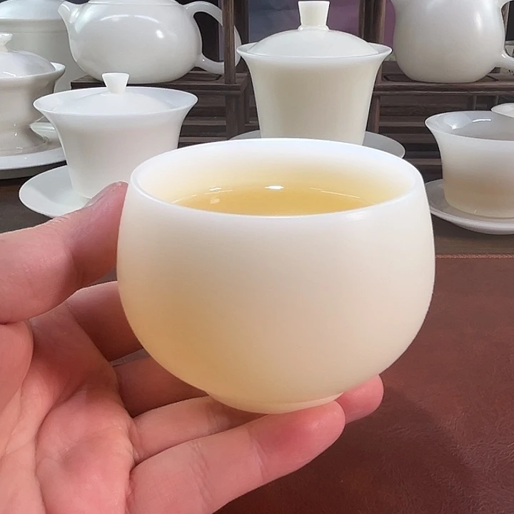 隐唐窑系列/璞玉素烧170ml罗汉主人杯