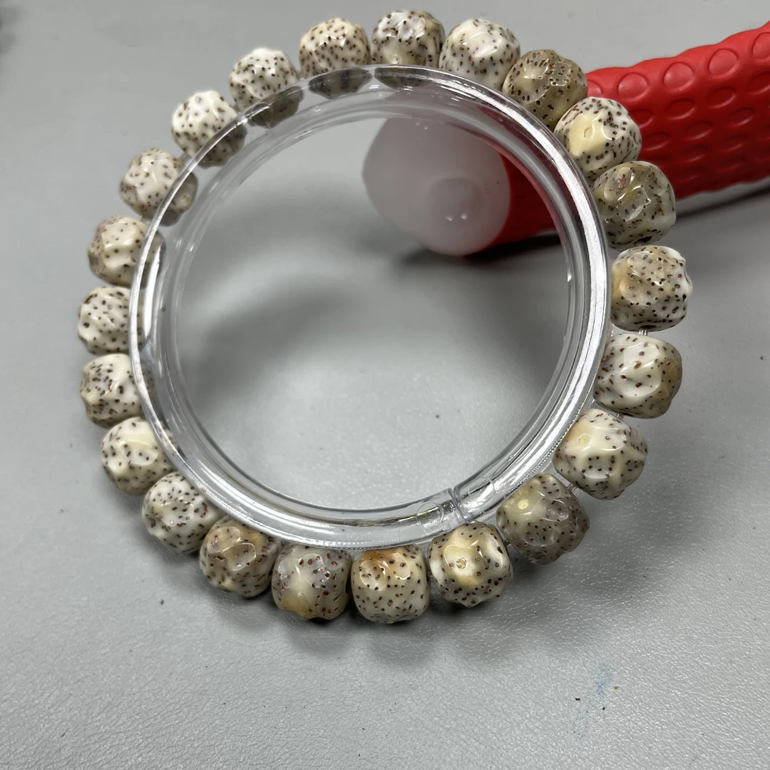 Y4火烧云星月菩提10×9单圈手串(底色多样发货)