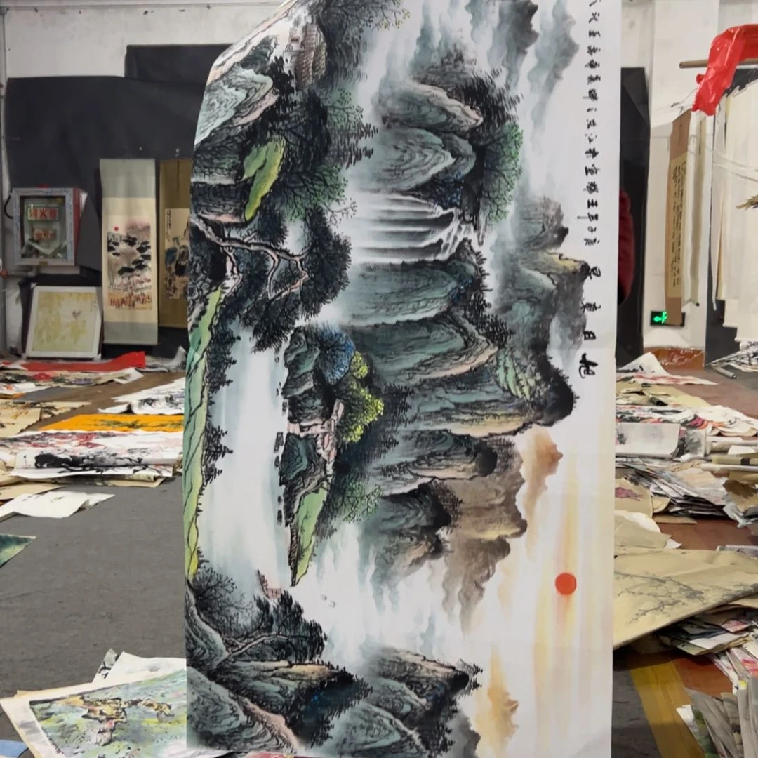 国画国画作品画心一张