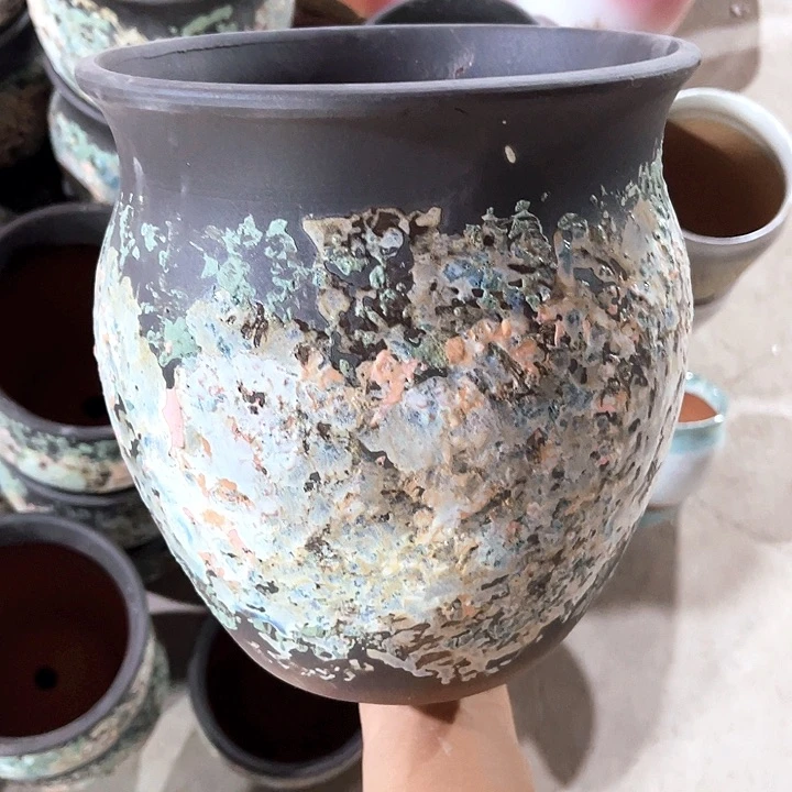 紫砂花盆口径22高度24一只正品
