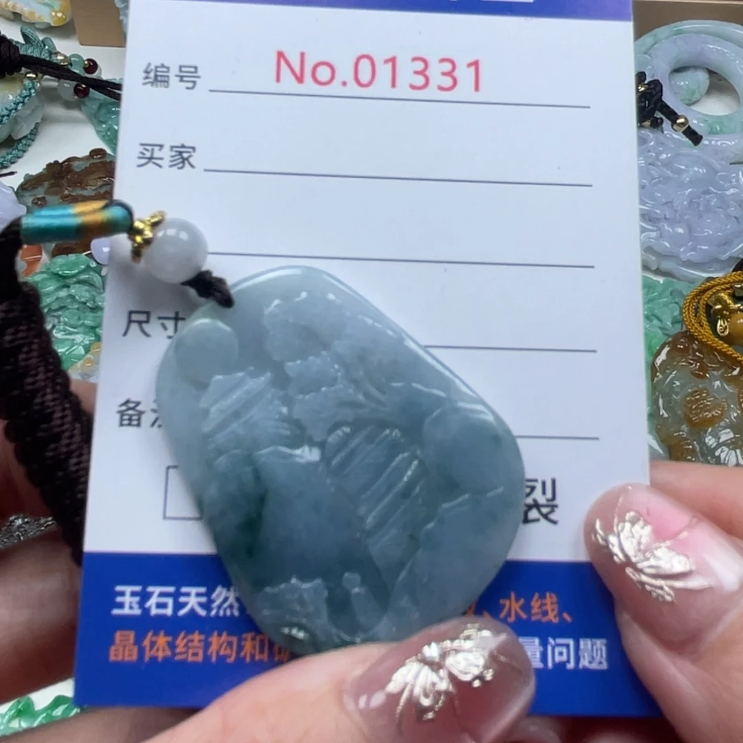 翡翠挂件未镶嵌雪*