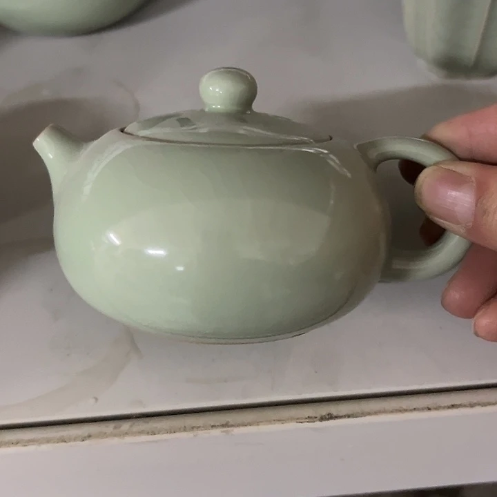 微瑕陶瓷茶壶茶杯家用