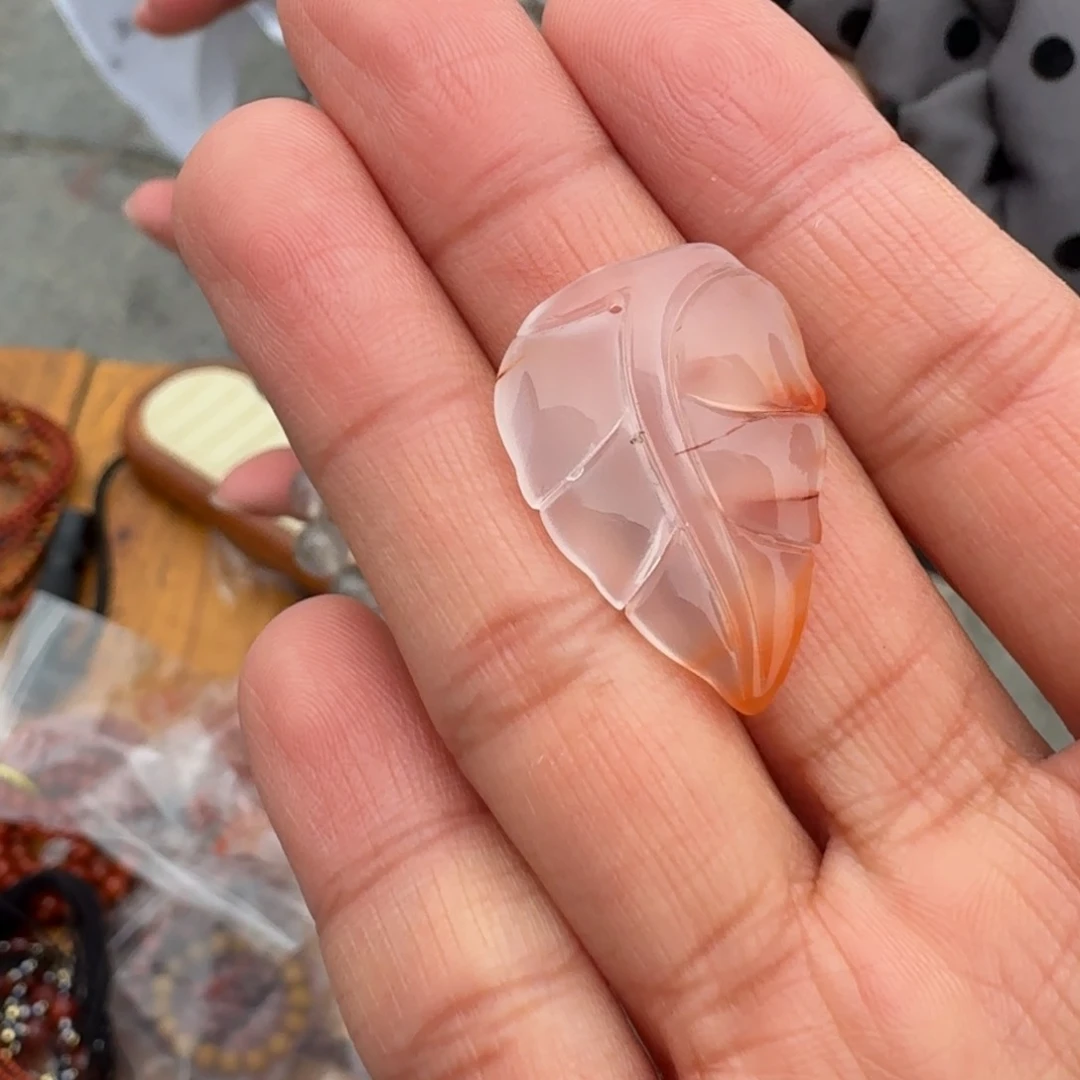 南红玛瑙颈饰未镶嵌南红叶子多样性拍一发一