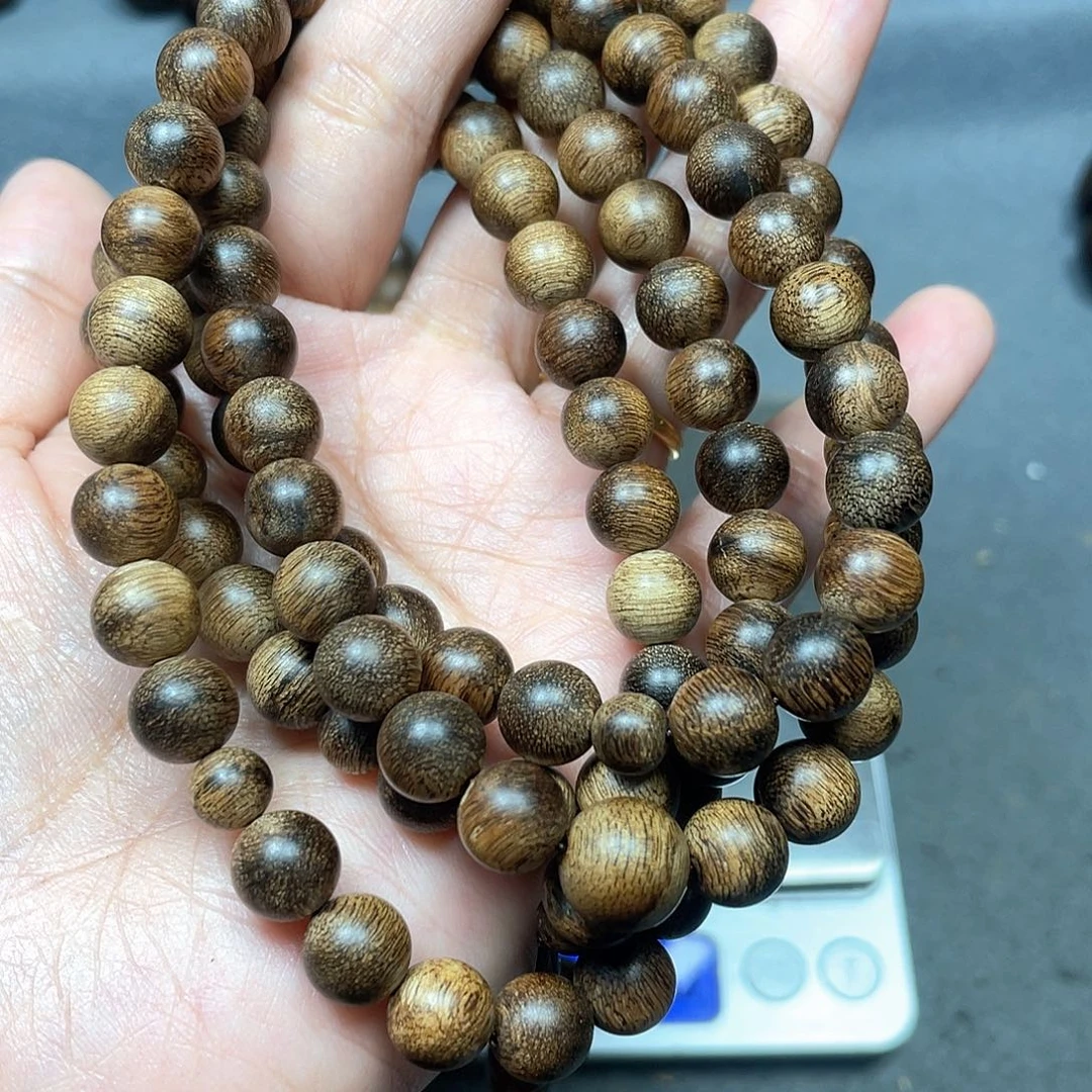 手串沉香王白棋瘤疤0.8