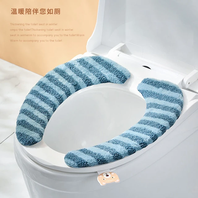 冬季马桶垫粘贴式加厚坐垫家用坐便套秋冬防水大号垫子2025新款冬