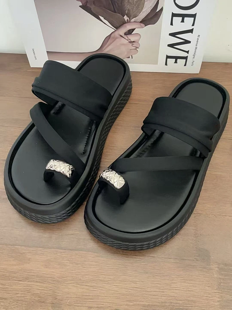 拖鞋-9816厚底时尚舒适百搭