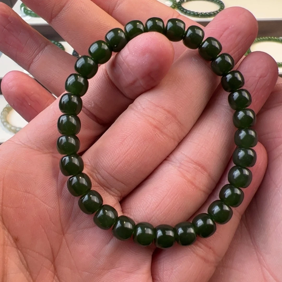 和田玉未镶嵌手链