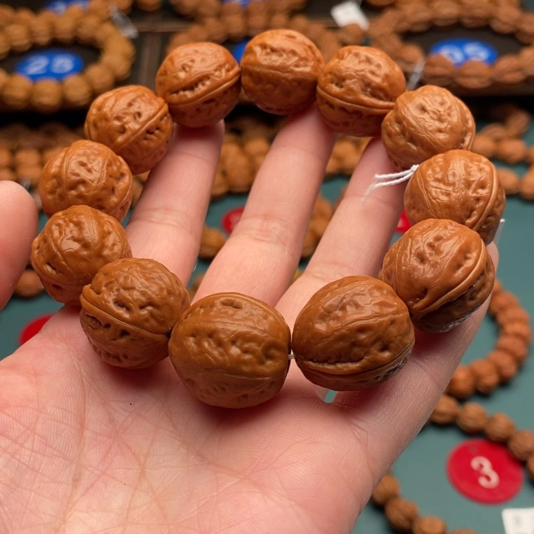 文玩核桃手串21尺寸元宝