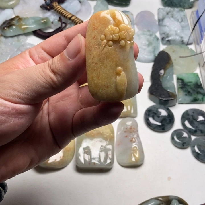 0***空颈饰未镶嵌翡翠悟道