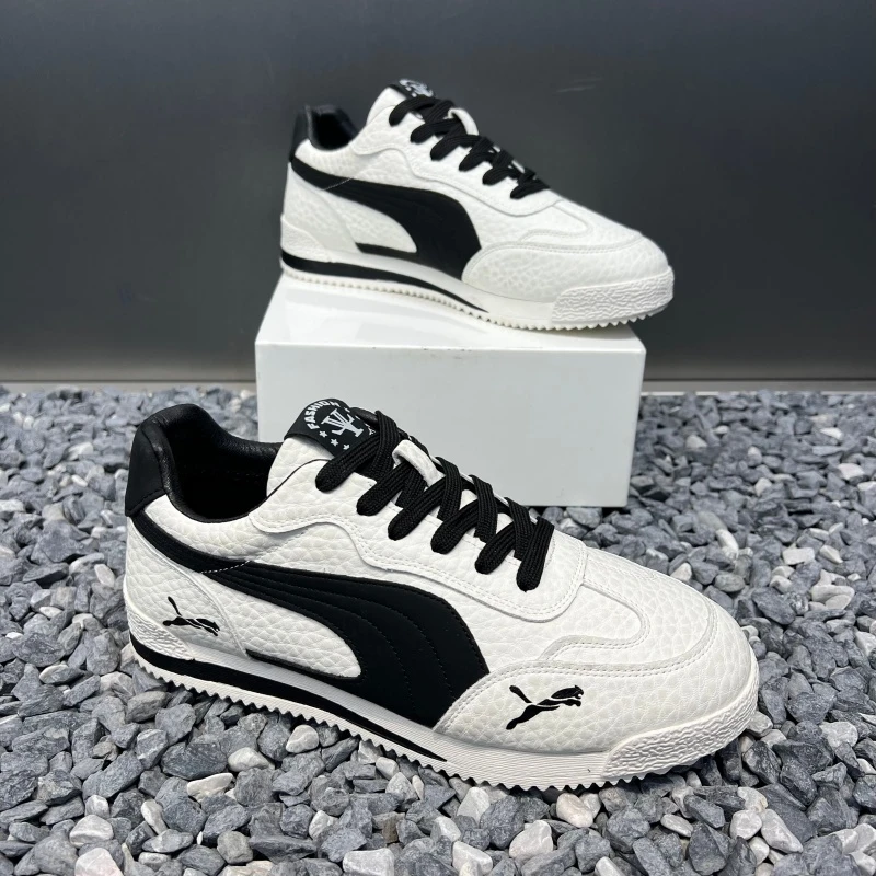 男鞋2025秋冬新款舒适百搭时尚板鞋潮流简约低帮系带运动休闲鞋男