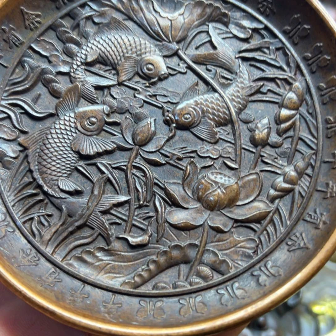 铜摆件欢迎欢迎你