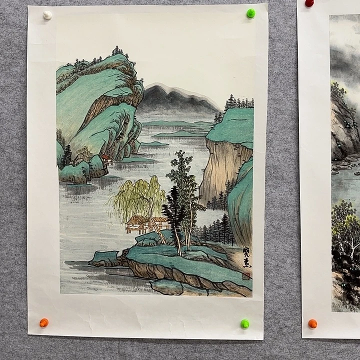 国画花鸟等多种鸟类的