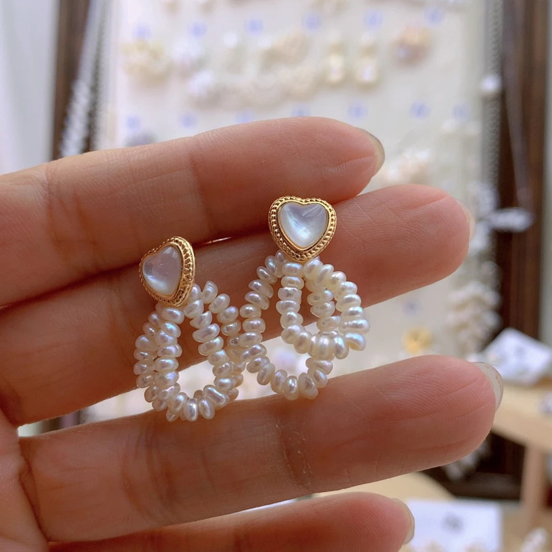 未镶嵌耳饰淡水珍珠