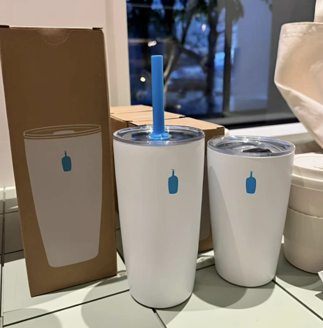 外单！M家蓝瓶子随行咖啡水杯
