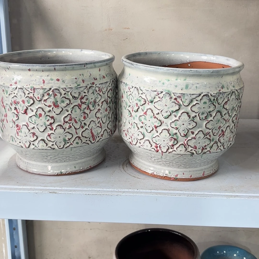 正品两个高19/19红陶