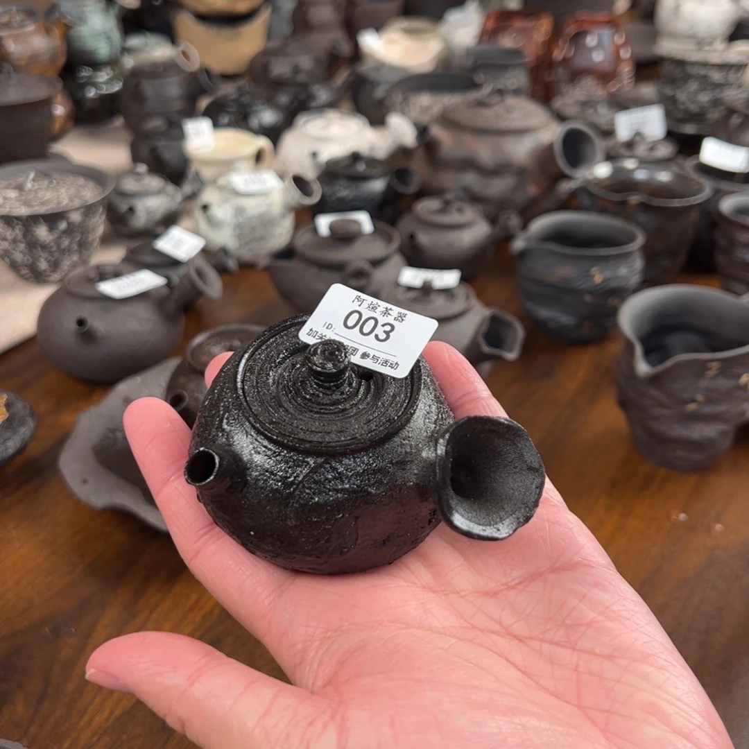 0003南蛮侘寂侧把壶