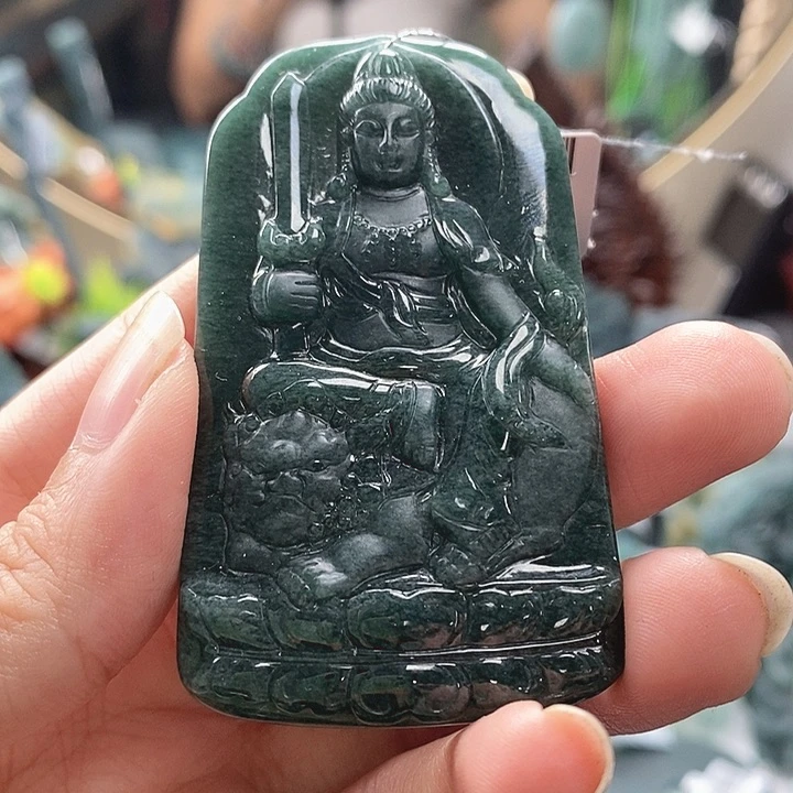 颈饰未镶嵌翡翠天然翡翠