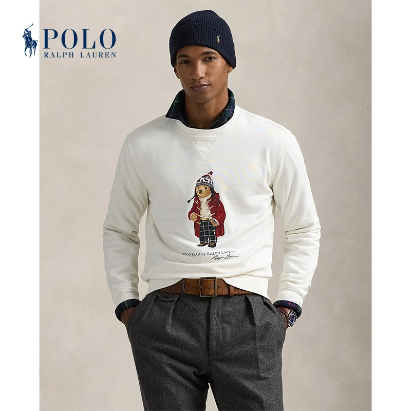 Ralph Lauren拉夫劳伦男装 24秋Polo Bear起绒布运动衫710953718