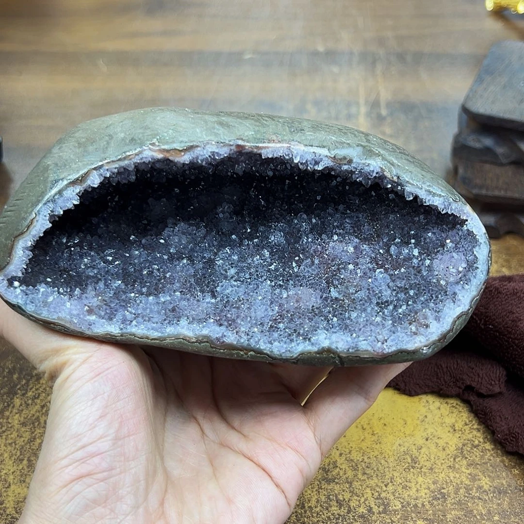 紫晶摆件未镶嵌晶体