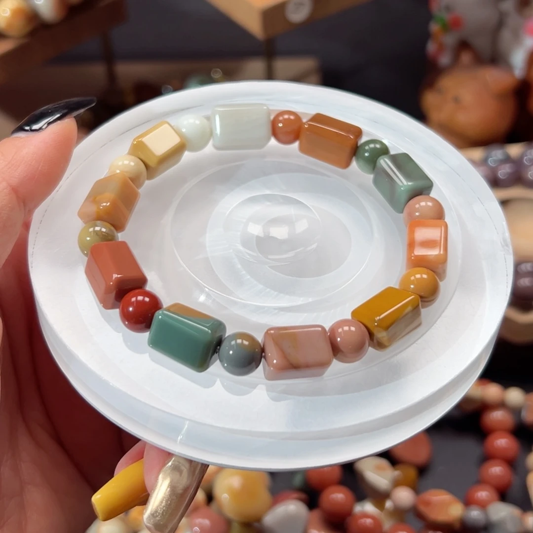 南***悠石英质玉手链未镶嵌164