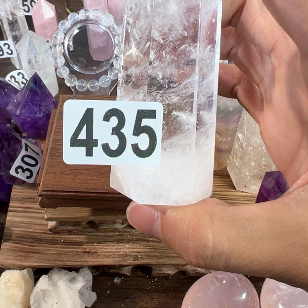 水晶天然水晶，默认微瑕未镶嵌