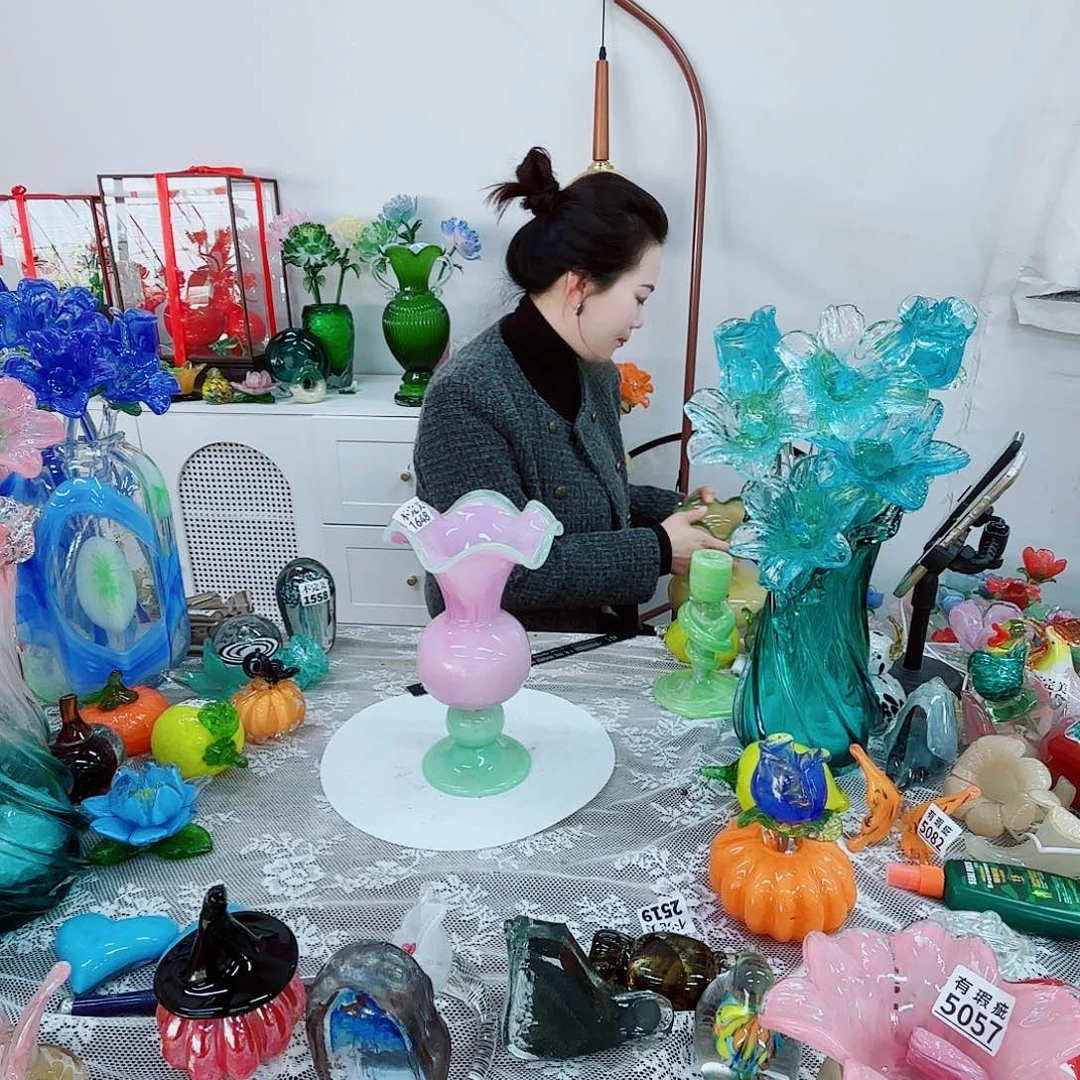 琉璃花瓶花器艺术品