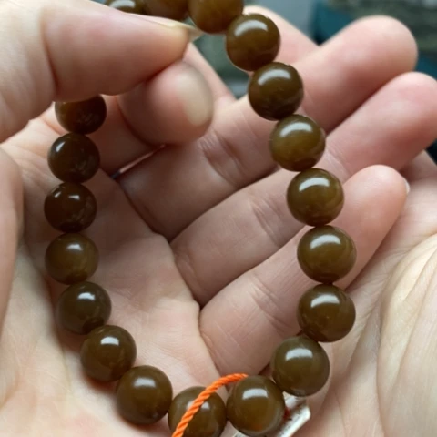 和田玉未镶嵌手链110