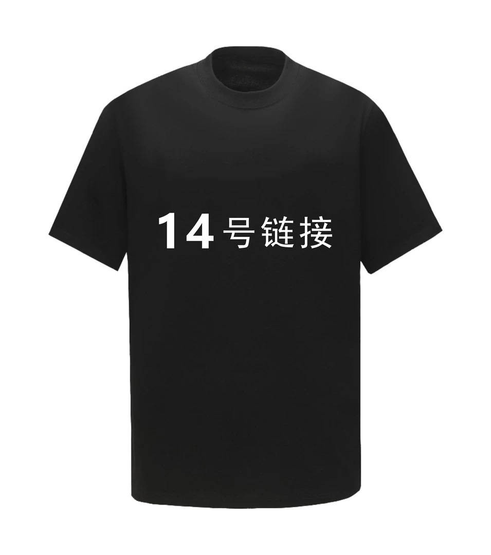 【14号链接】小蒙直喷手绘短袖夏季新款宽松圆领T恤