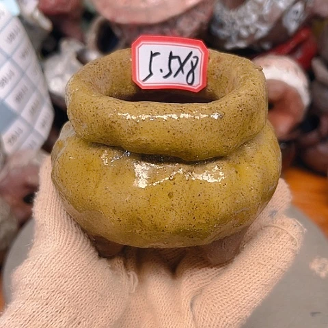 粗陶花盆手工花盆制作就这样