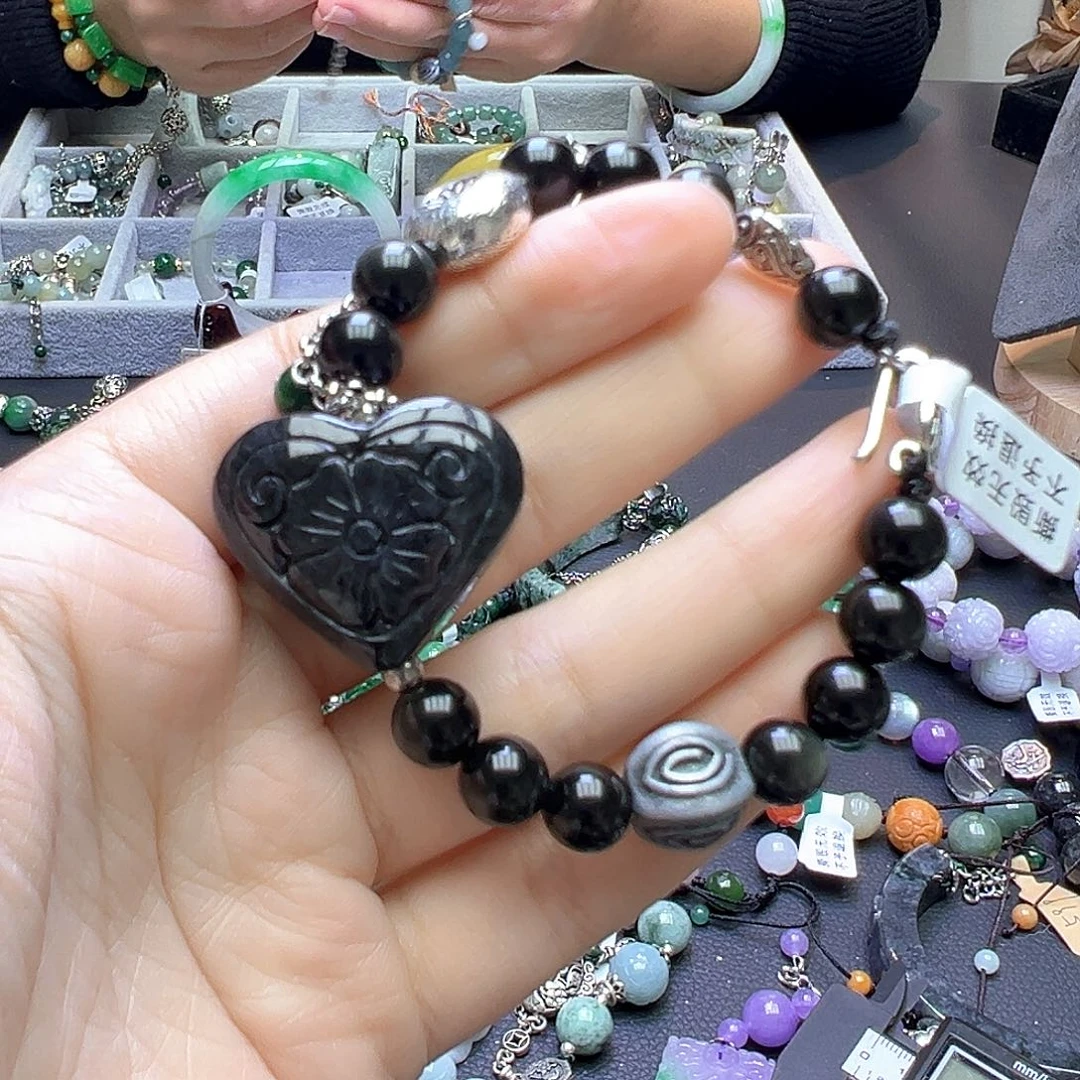 翡翠未镶嵌手链99