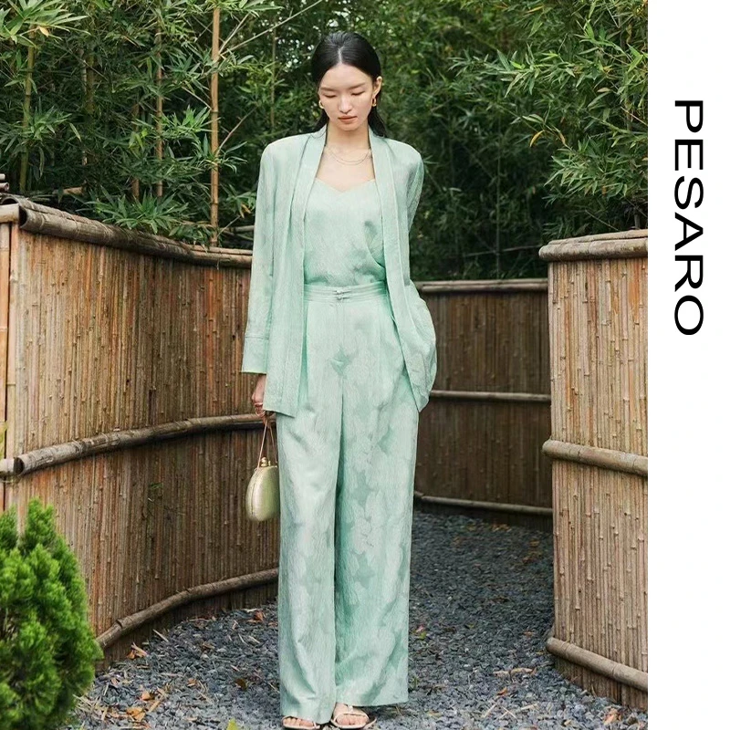 新中式西装直筒裤4109-6032