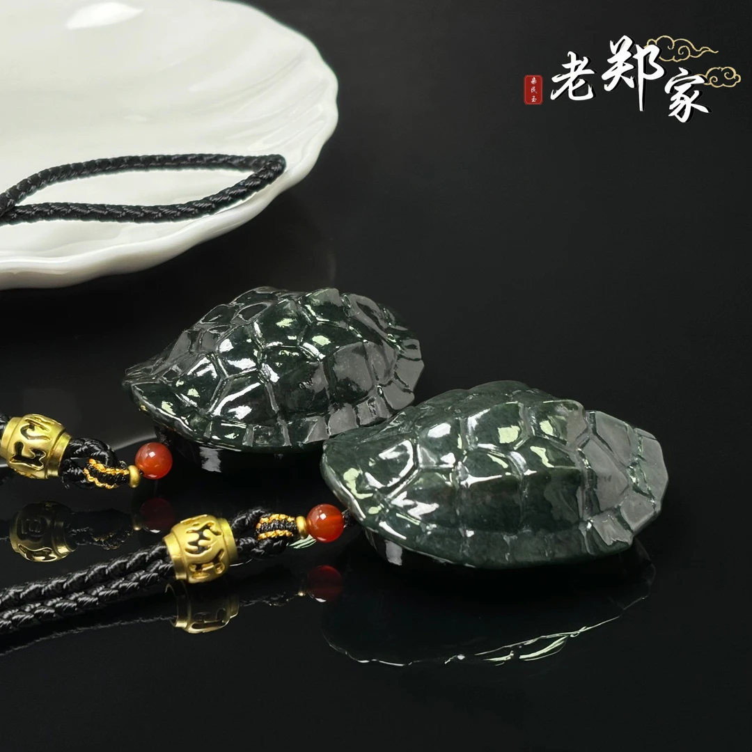 【老郑家】和田玉 龟挂件（多样性发一件）1609-1