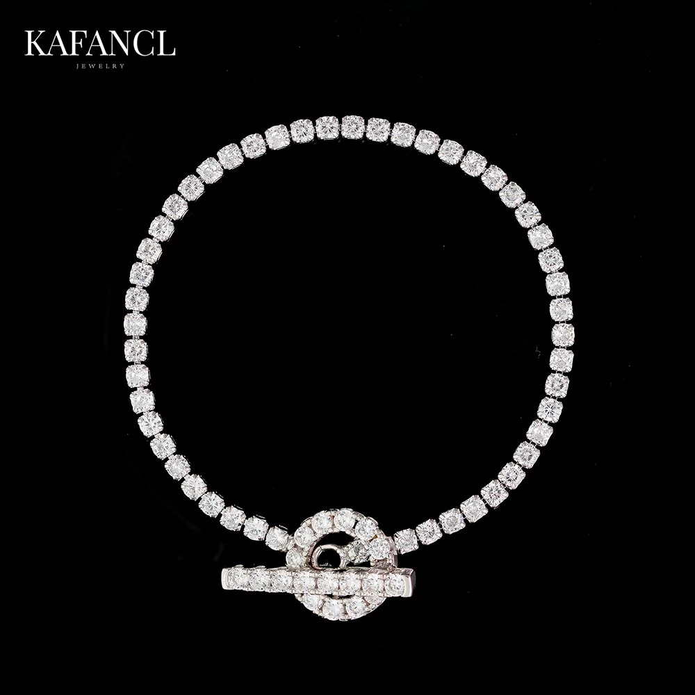 红楼 镀K金 时尚百搭小Q镶嵌手链 ZF-C11