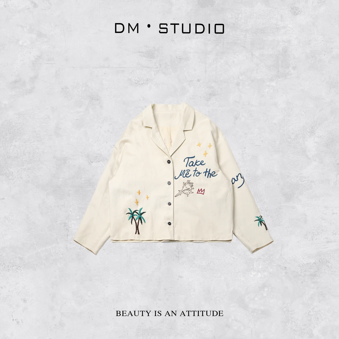 -DM•STUDIO/小众轻奢气质显瘦高级感排扣长袖外套(005710)