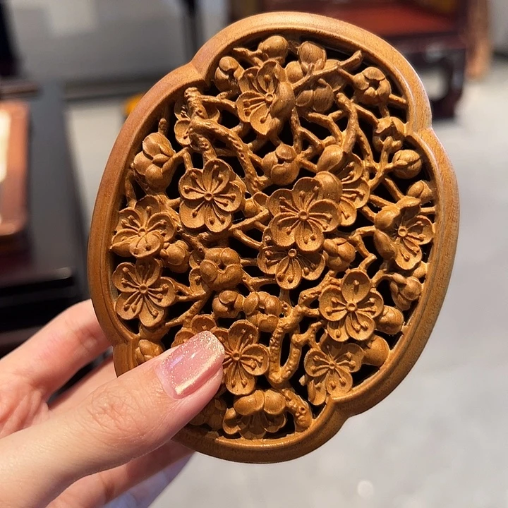 香榧木金丝楠木香盒
